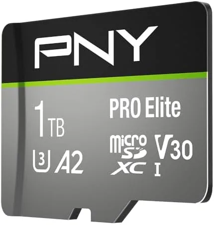 PNY 1TB PRO Elite C10 U3 V30 A2 microSDXC Flash Memory Card, 4K UHD Review: Tested and Rated