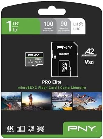 Testing the PNY 1TB PRO Elite C10 U3 V30 A2 microSDXC Flash over two weeks