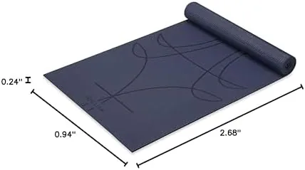 The Gaiam Premium Yoga Mat, 6mm Thick Print Mat | Premium compared in context