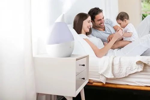 Testing the Crane 4-in-1 White Drop Ultrasonic Cool Mist Humidifier with Sound over two weeks