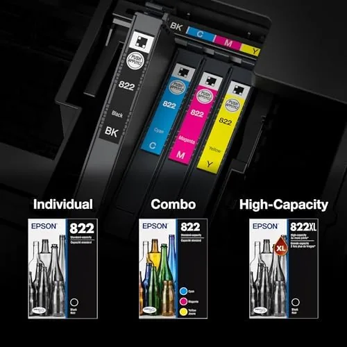 Another view of the Epson 822XL Genuine High Capacity Black Ink Cartridge T822XL120 |