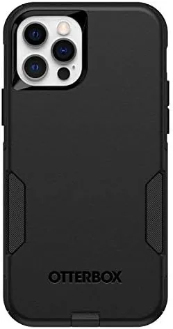 The black Commuter Series case sliding into the pocket of a pair of jeans