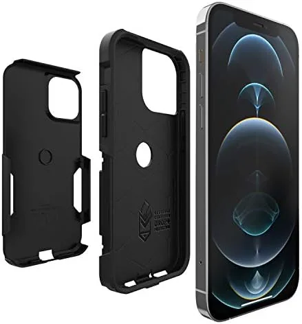 The OtterBox Commuter case compared side by side with a slim single layer case