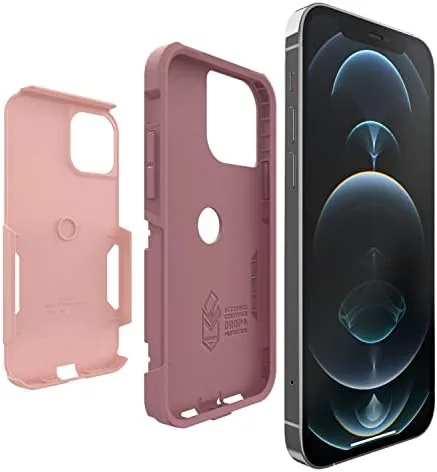 A person carrying an iPhone 12 in the Ballet Way case beside a matching pink handbag
