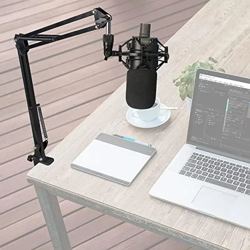 The Audio-Technica AT2020 Mic Boom Arm with Foam Windscreen, Suspension Boom compared in context