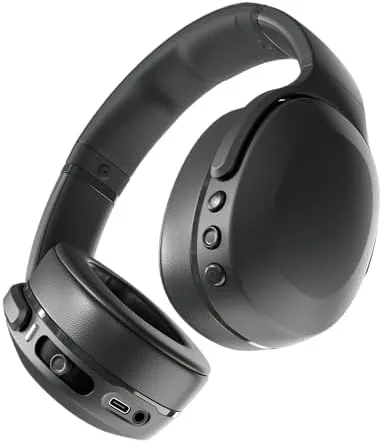 Overview of the Skullcandy Crusher Evo Wireless Multi-Sensory Bass Headphones - True Black