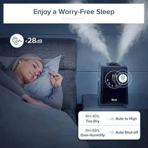 Another view of the Levoit LV600HH 6L Warm&Cool Mist Humidifier for Bedroom Large Room