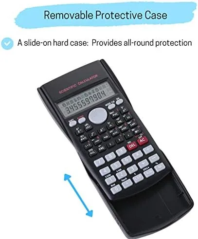 Close look at the Mr. Pen Scientific 2 Line Calculator - Fraction & College build quality
