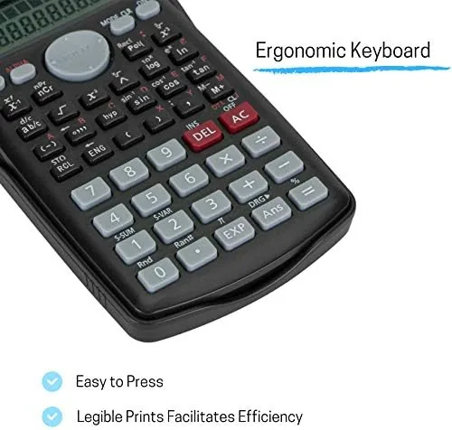 The Mr. Pen Scientific 2 Line Calculator - Fraction & College in real use