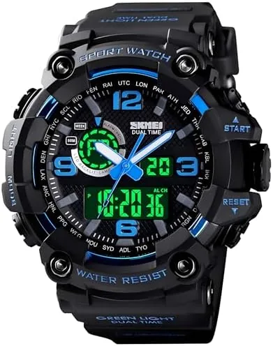 Gosasa Men's Large Face Outdoor Sports Watches Military S-Shock Watch Waterproof, Backlight, Alarm, Stopwatch Review: Tested and Rated