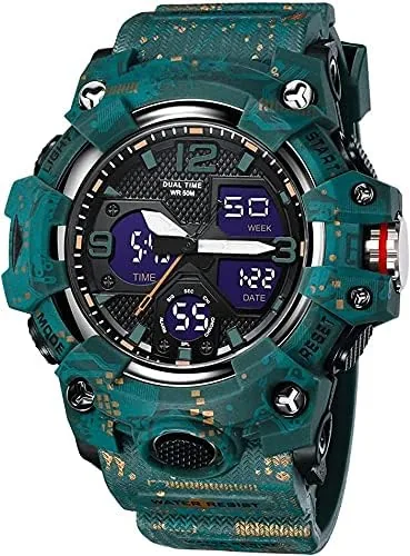 Testing the Gosasa Men's Large Face Outdoor Sports Watches Military S-Shock Watch over two weeks