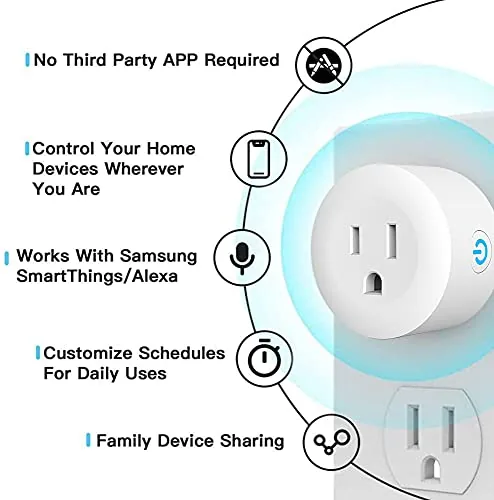 Close look at the Smart Plug,DOGAIN Zigbee Smart Plugs Outlet Works with ST and build quality