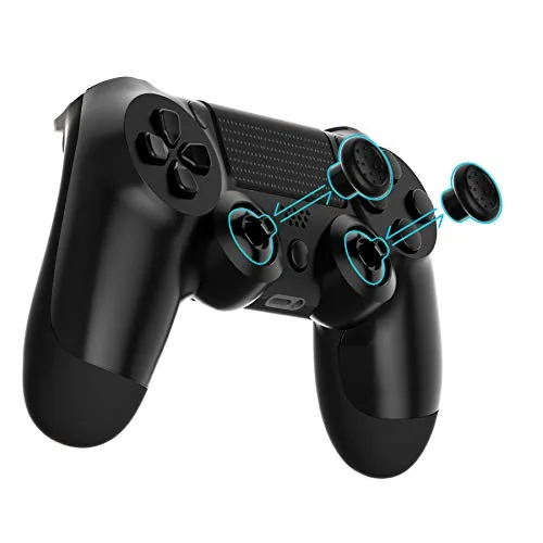 Tall and short thumbstick caps side by side for comparison