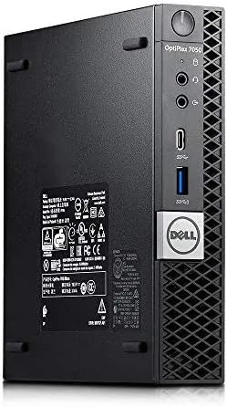 Inside the OptiPlex 7050 Micro showing the RAM slot and SSD