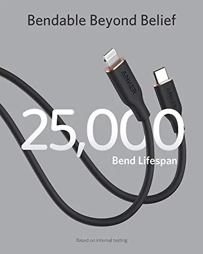Anker cable being coiled without kinking into a compact loop