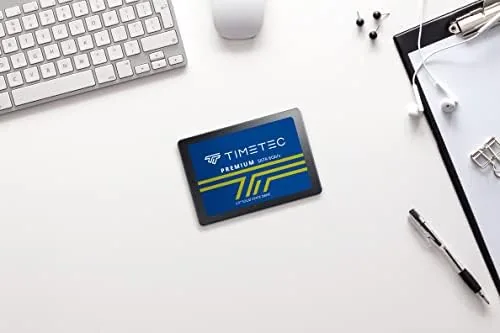 Laptop upgrade with the old hard drive beside the new SSD