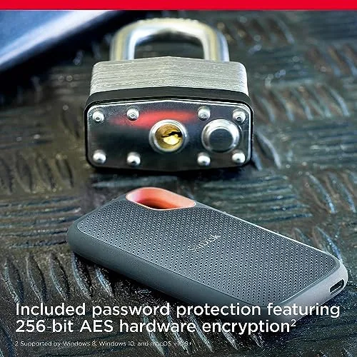 Traveler using the SanDisk Extreme SSD to back up photos outdoors