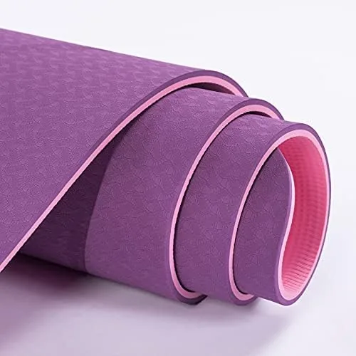 The Yoga Mat Non Slip, Pilates Fitness Mats, Eco Friendly, Anti-Tear in real use
