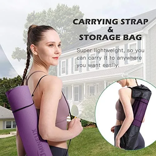 The Yoga Mat Non Slip, Pilates Fitness Mats, Eco Friendly, Anti-Tear compared in context