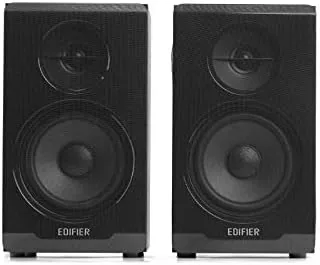 Close look at the Edifier R33BT Active Bluetooth Computer Speakers - 2.0 Bookshelf Speaker build quality