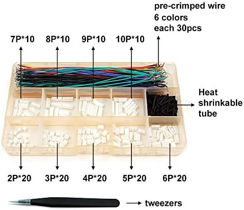 The SH1.0 Connectors 1.25mm GH1.25 Connectors and Pre-Crimped Cables Kit for in real use