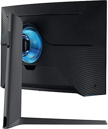 The G7 in a darkened room showing off the deep blacks and accent lighting