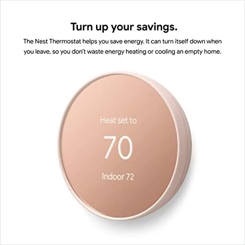 Close up of the mirror display and rotating ring on the Nest Thermostat