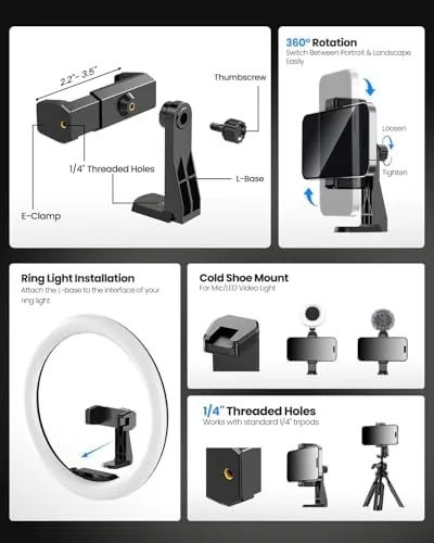 Testing the UBeesize 12" Desk Ring Light with Stand & Phone Holder over two weeks