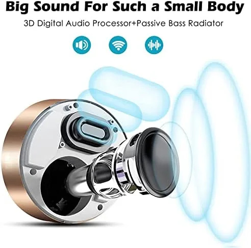 Another view of the Smart LED Touch Play Bluetooth Speaker Portable Wireless Speakers with
