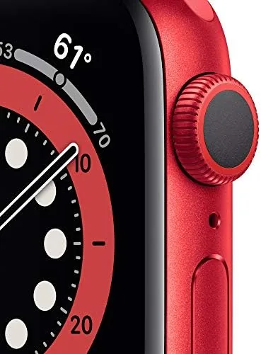 The back of the watch showing the sensor cluster with green and red LEDs