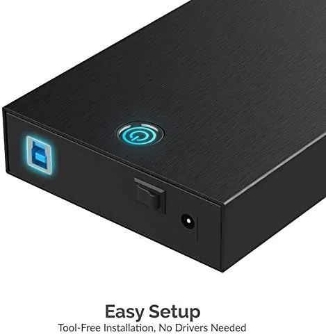 The SABRENT USB 3.0 Hard Drive Enclosure, 2.5/3.5in SATA HDD/SSD (EC-KSL3) in real use
