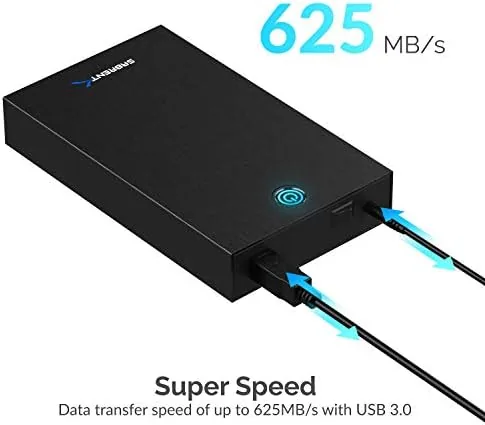 The SABRENT USB 3.0 Hard Drive Enclosure, 2.5/3.5in SATA HDD/SSD (EC-KSL3) compared in context