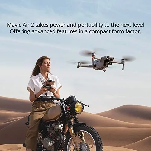 A 48MP still captured by the Mavic Air 2 shown on the Smart Controller screen