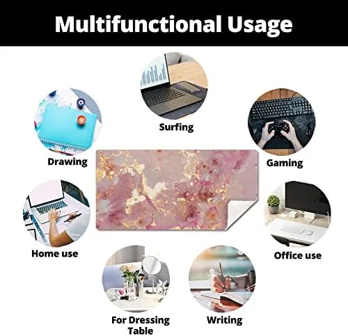The QiyI PU Leather Large Mouse Pad, Office Decor, 31.5" x compared in context