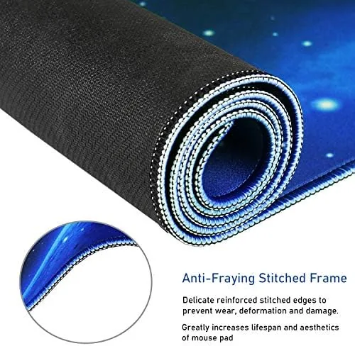 Close look at the Extended Large Mouse Pad, Gaming Mouse Pad with Nonslip Base build quality