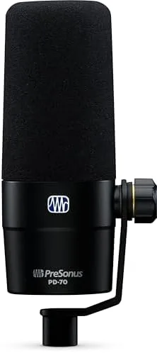 PreSonus PD-70 Dynamic Vocal Microphone for Broadcast, Podcasting, and Live Streaming | And Live Review: Tested and Rated