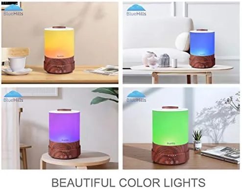 The BlueHills Premium 2500 ML XL Essential Oil Diffuser Timer Dark in real use
