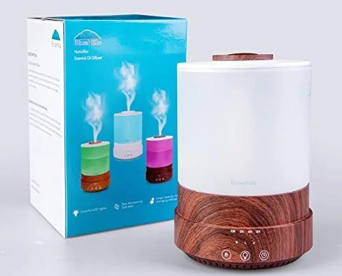 Another view of the BlueHills Premium 2500 ML XL Essential Oil Diffuser Timer Dark