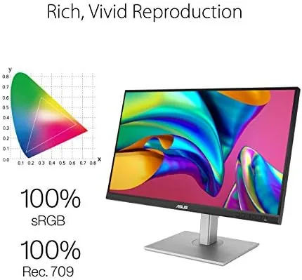 The ASUS ProArt PA279CV 27 Inch 4K UHD USB-C Professional Monitor in real use