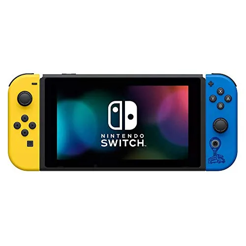 The Switch docked to a television running Fortnite gameplay