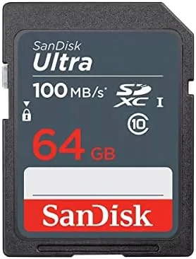 Overview of the SanDisk 64GB Ultra SDXC UHS-I Memory Card - 100MB/s, C10