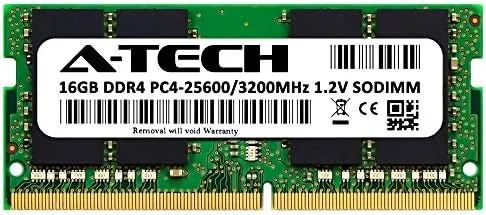 Installing the A-Tech SODIMM into a laptop memory slot