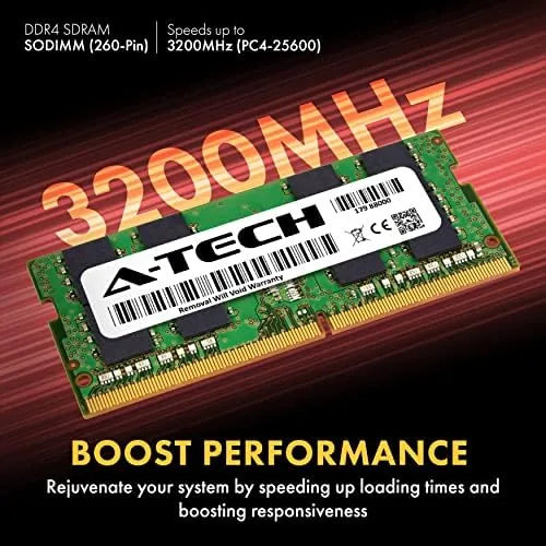 A laptop running heavy multitasking with the A-Tech memory installed