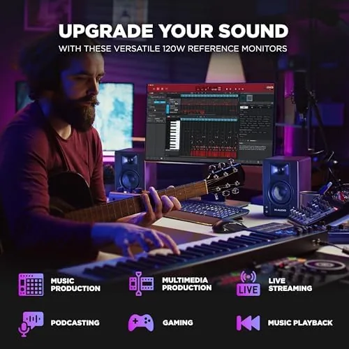 Close look at the M-AUDIO BX3 3.5" Wired Studio Monitors Pair | Compact Wired build quality