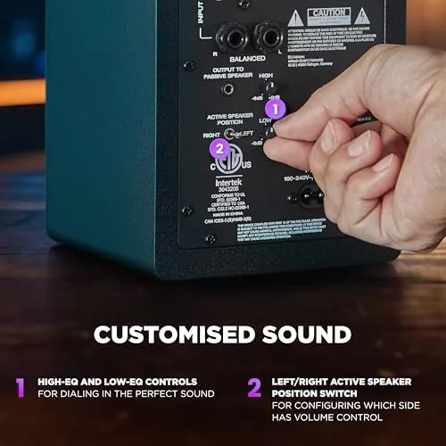 The M-AUDIO BX3 3.5" Wired Studio Monitors Pair | Compact Wired in real use
