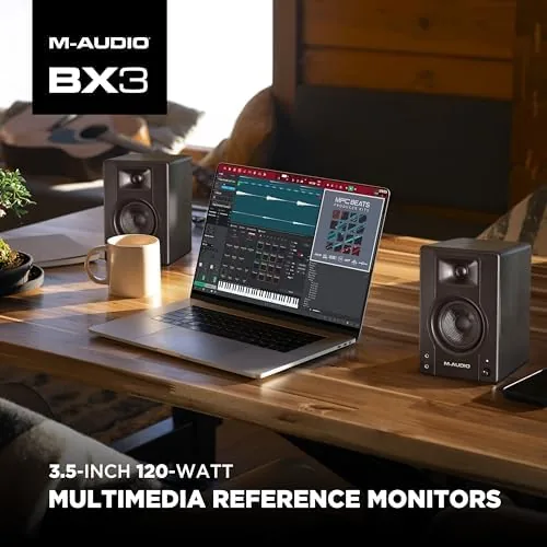 Testing the M-AUDIO BX3 3.5" Wired Studio Monitors Pair | Compact Wired over two weeks
