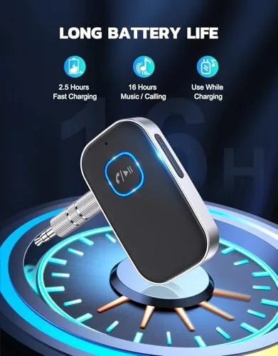 The COMSOON Bluetooth Receiver for Car, 3.5mm AUX Bluetooth Car Adapter compared in context