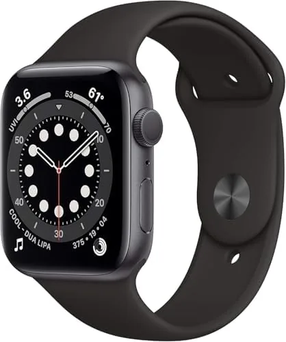 Overview of the Apple Watch Series 6 (GPS, 44mm) - Space Gray Aluminum