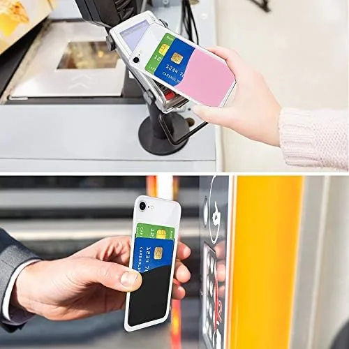 Close look at the Senose Phone Wallet Stick On Card Holder, Pack of 6 build quality