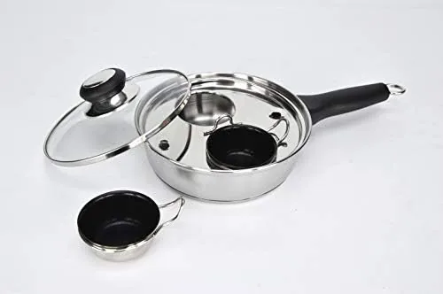 RUNZI 2 Cups Egg Poacher Pan Review: Foolproof Poached Eggs on Induction